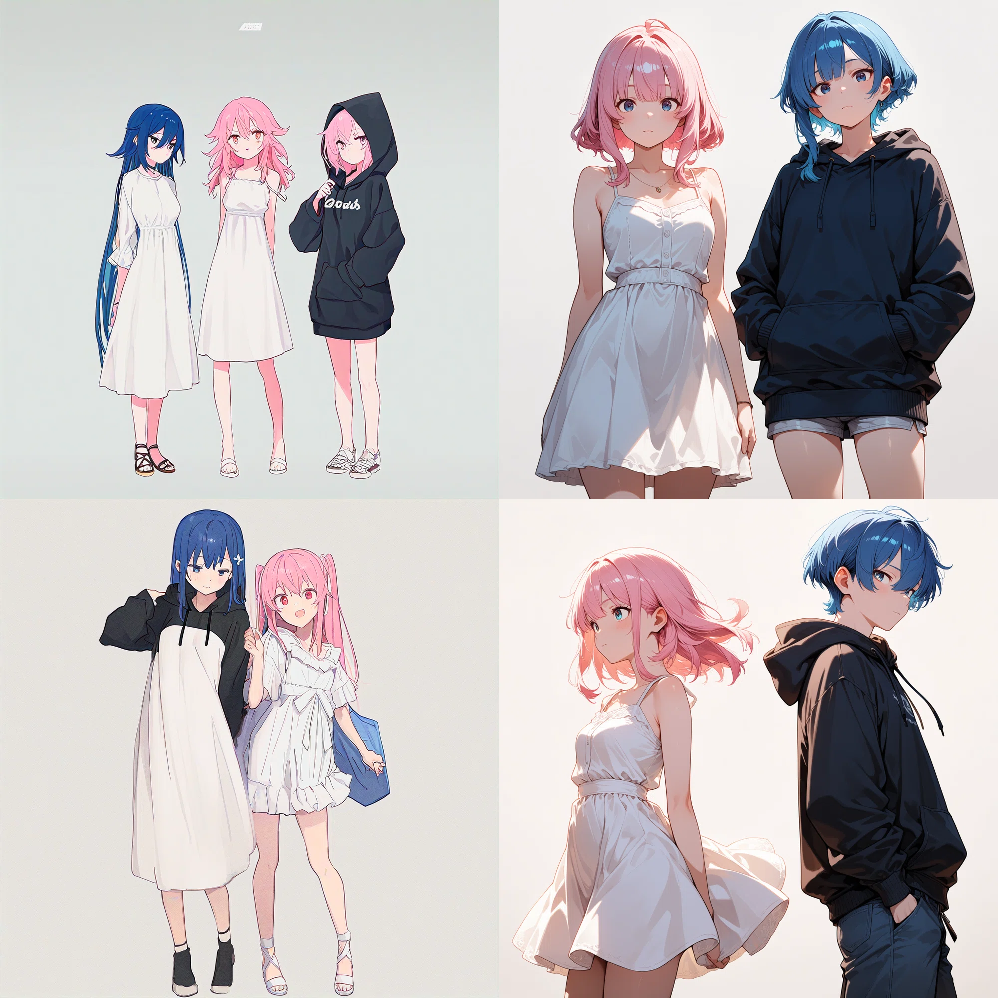 Animaモデル x SDXLの自然言語プロンプト追従性の比較をしてみた