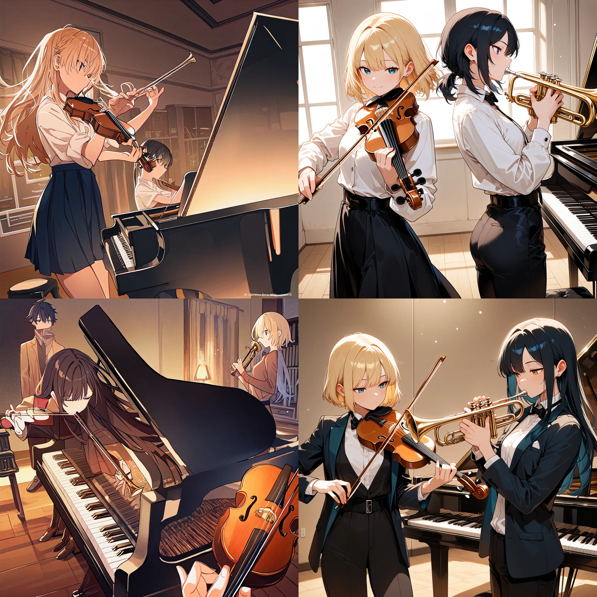 Animaモデル x SDXLの自然言語プロンプト追従性の比較をしてみた