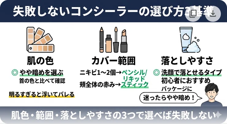 初めてのメンズメイクニキビ隠しできるメイク6点コンプリートセット