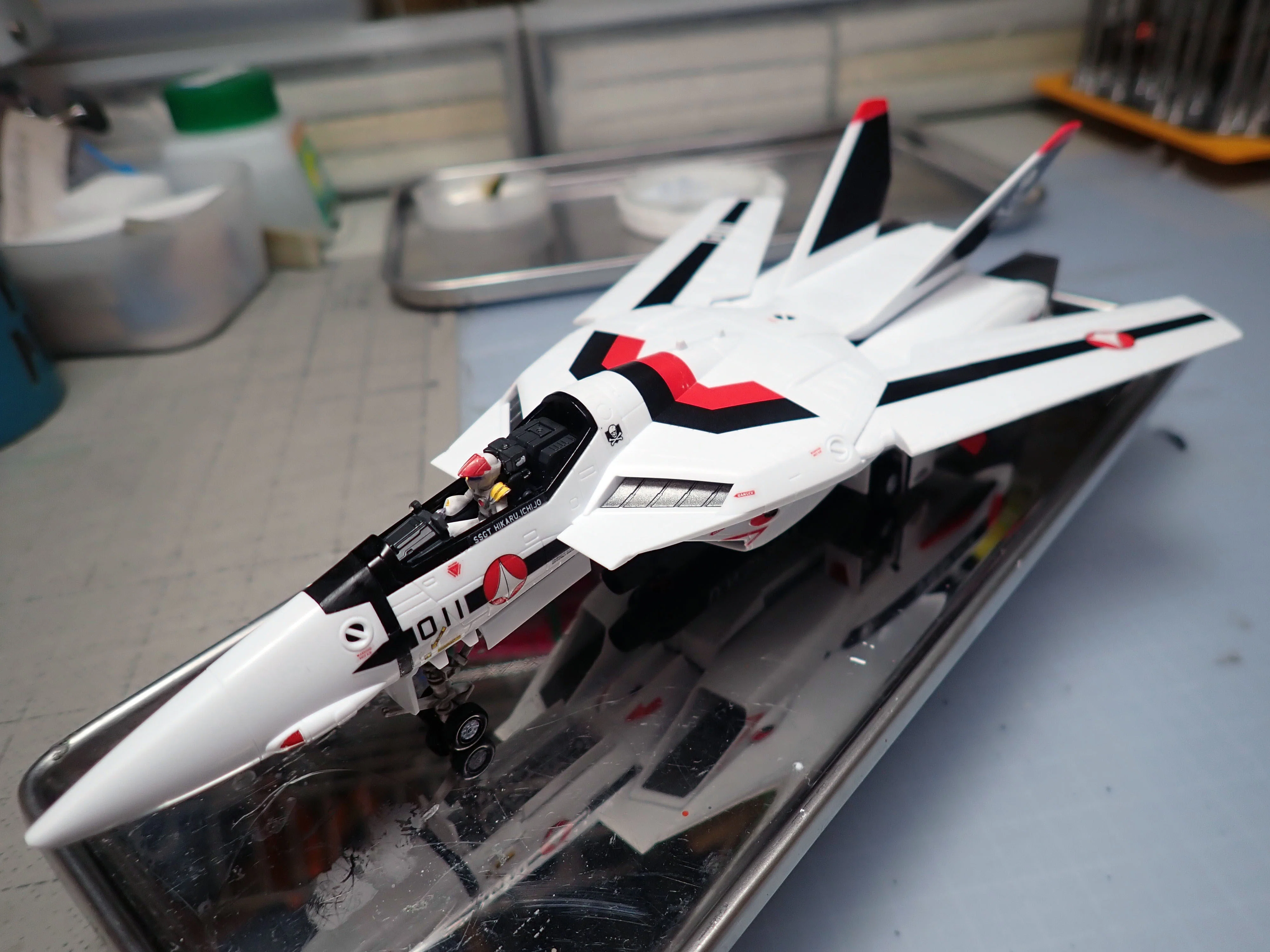 成型色仕上げの魅力：1/72 マクロス VF-1 ファイターバルキリー（後編