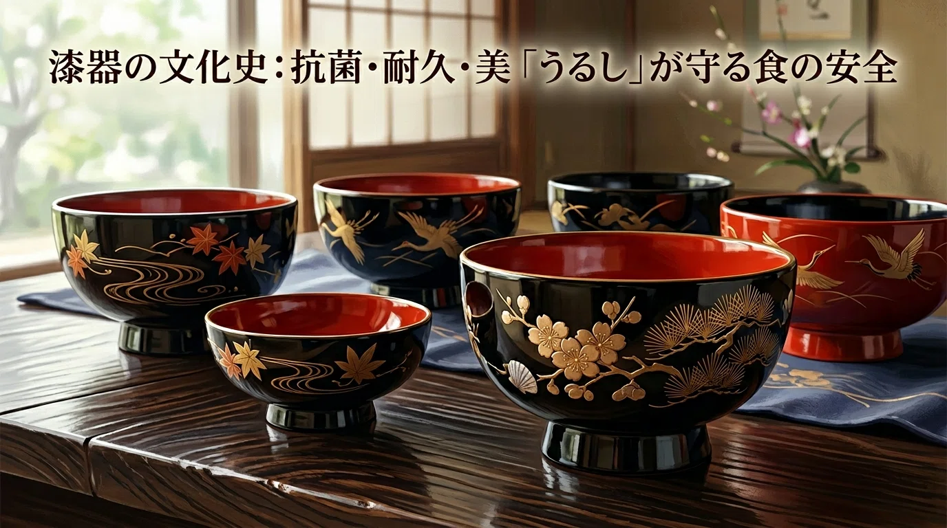 漆器の文化史：抗菌・耐久・美「うるし」が守る食の安全｜ぬぐい@衛生