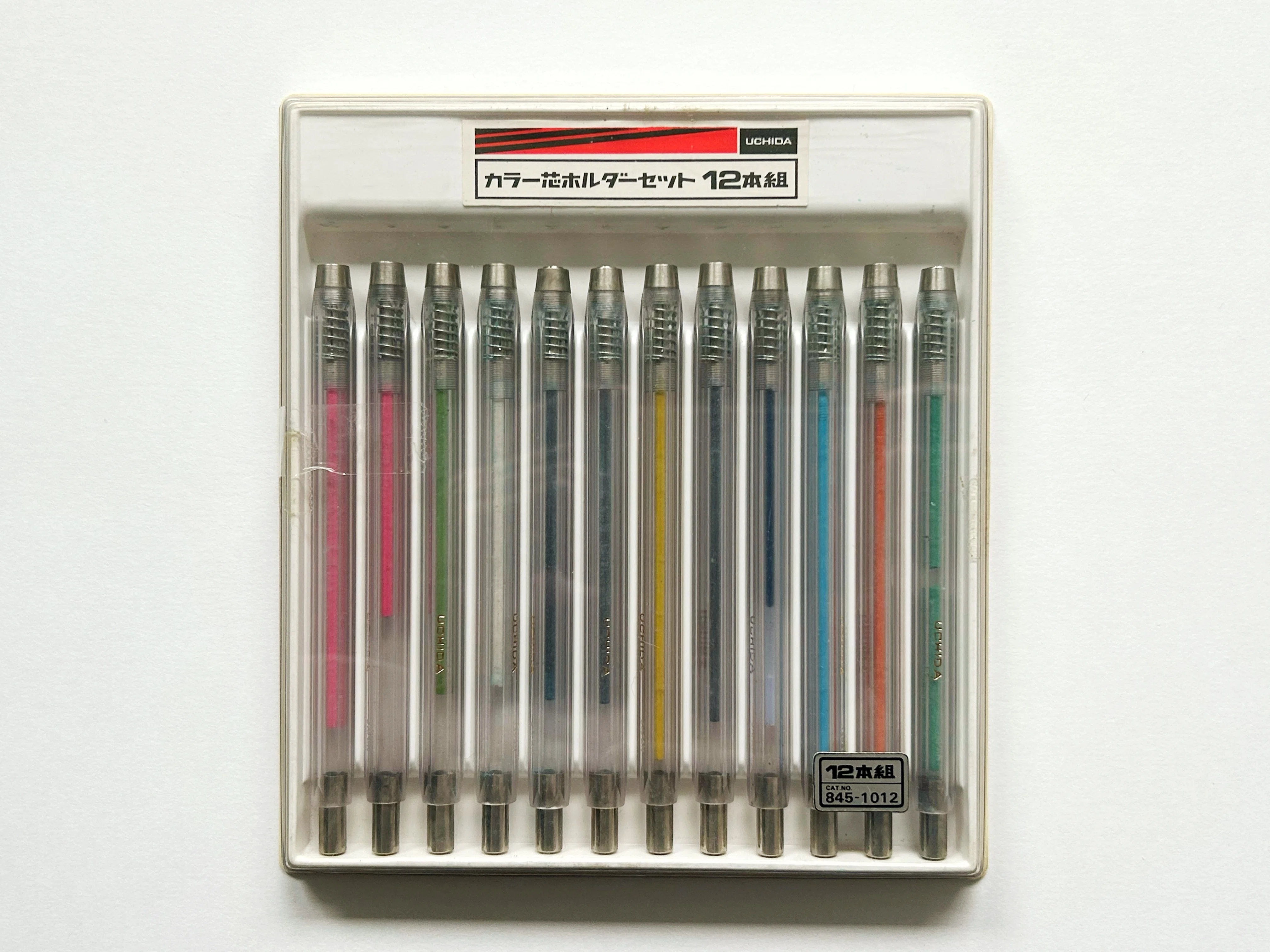 t*i様 【廃番】UCHIDA カラー芯ホルダー12色セット カラー芯ホルダー/UCHIDA｜鳶
