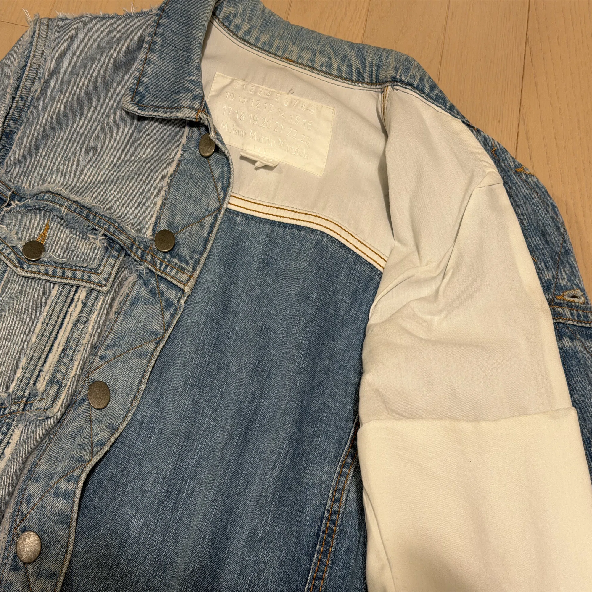 12AW Maison Martin Margiela x H&M インサイドアウトデニムジャケット 