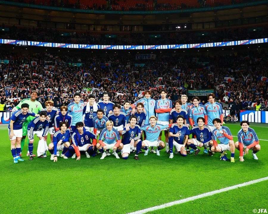 イングランド🏴󠁧󠁢󠁥󠁮󠁧󠁿代表 0 ー 1 日本代表🇯🇵 ウェンブリー
