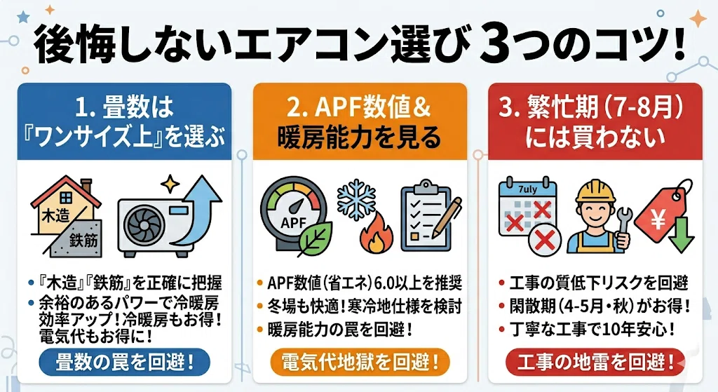 買ってはいけないエアコンメーカーの特徴12選！後悔しないためのコツを 