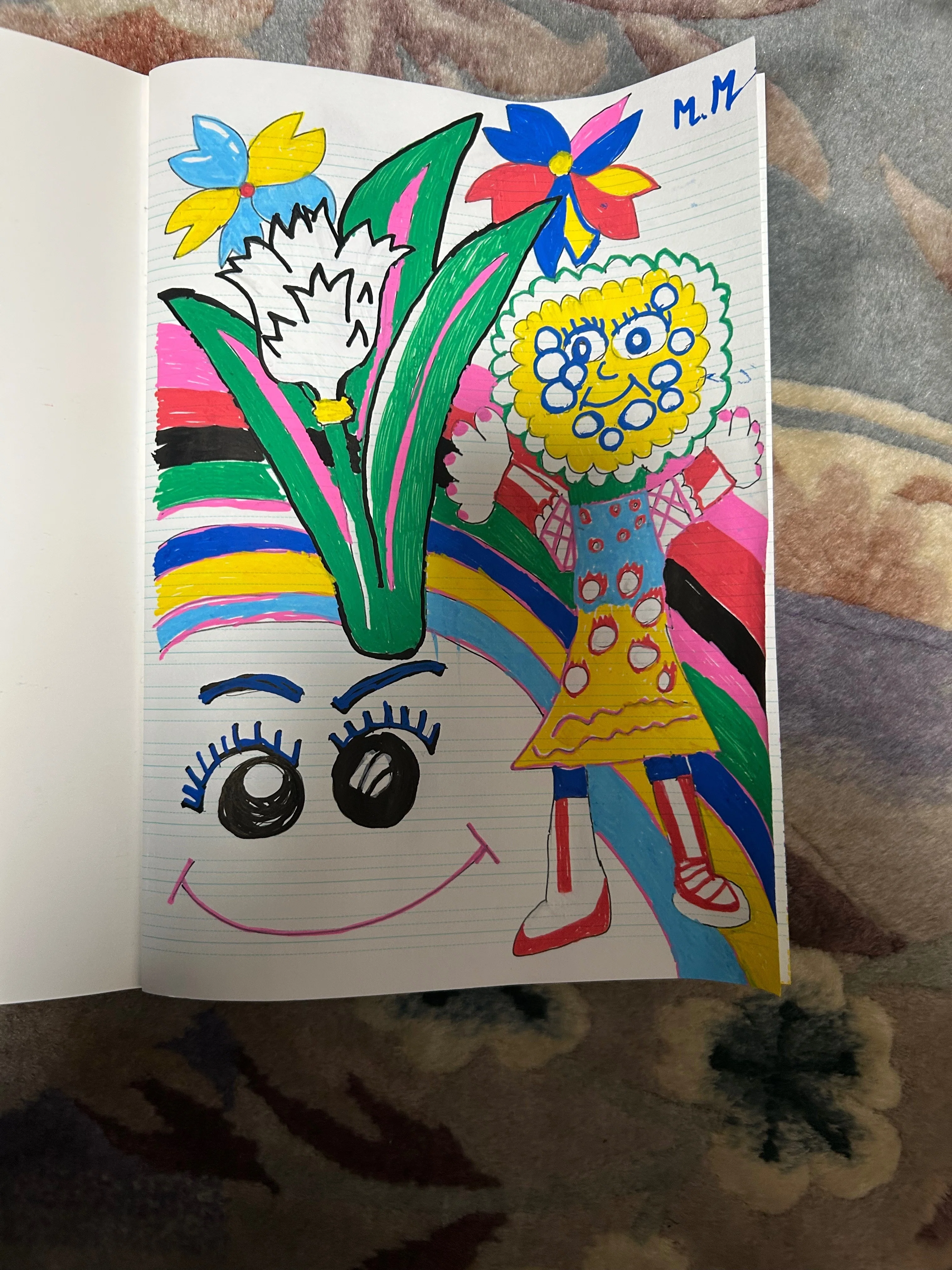 まそら画伯は絵が下手｜いてたつβ