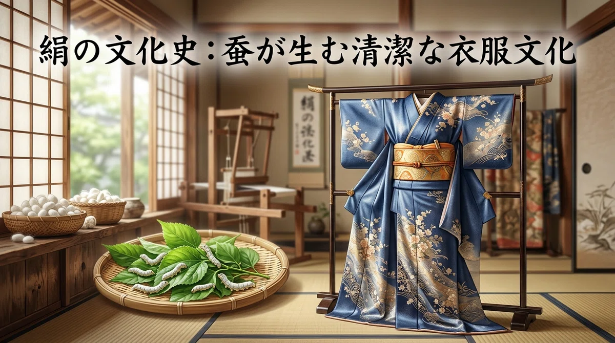 絹の文化史:「蚕」が生む清潔な衣服文化|ぬぐい@衛生の話をしよう