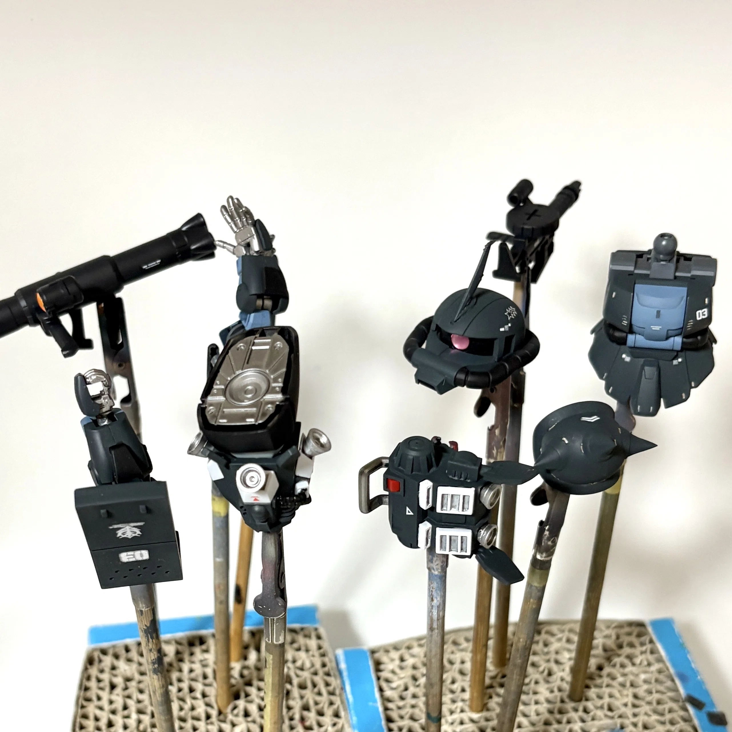 SD高機動型ザクⅡを作る その3 塗装～完成編｜のんびりマン