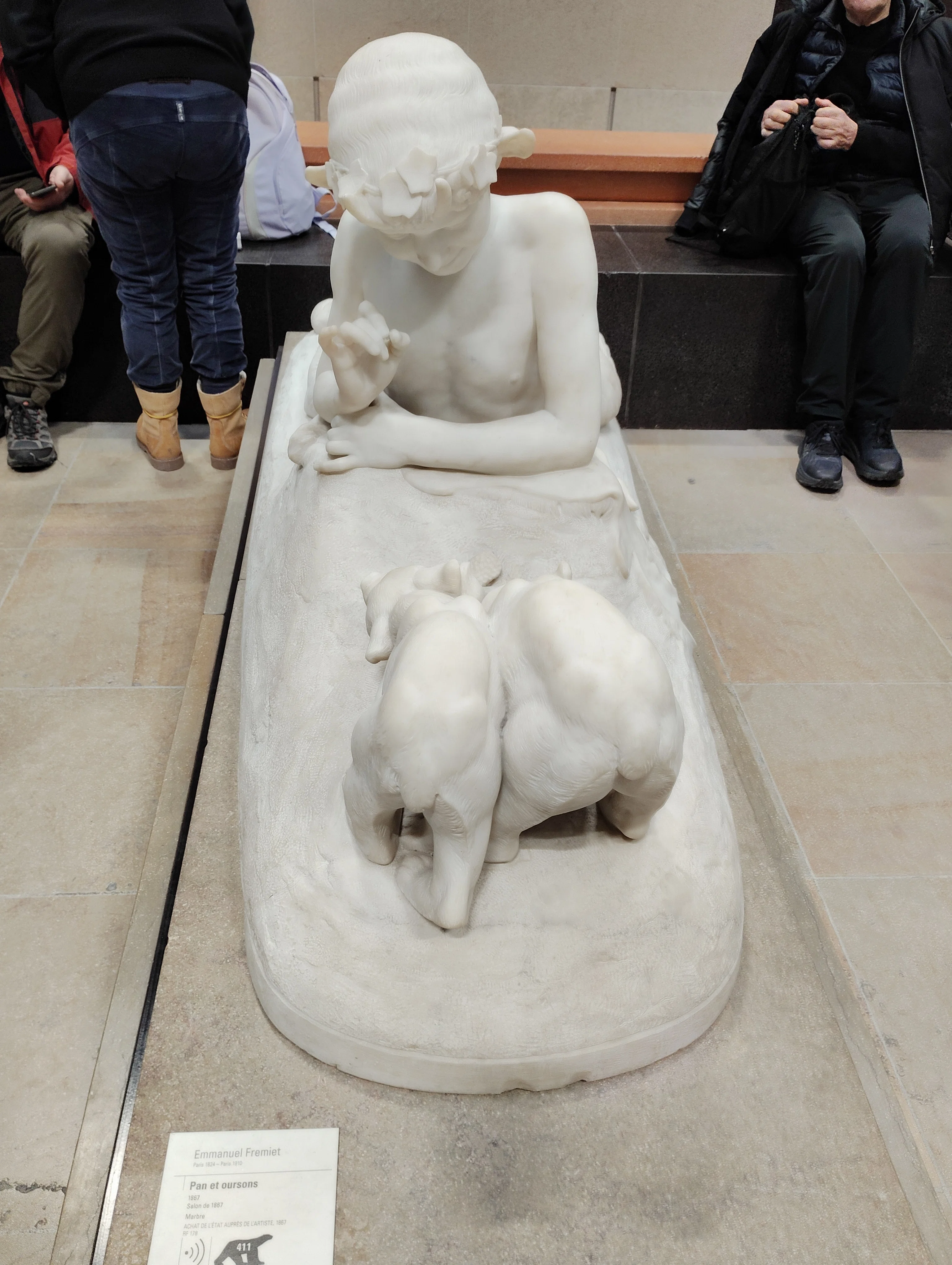アートワネット様に教えて頂いた彫刻。ご一緒した、オルセー美術館