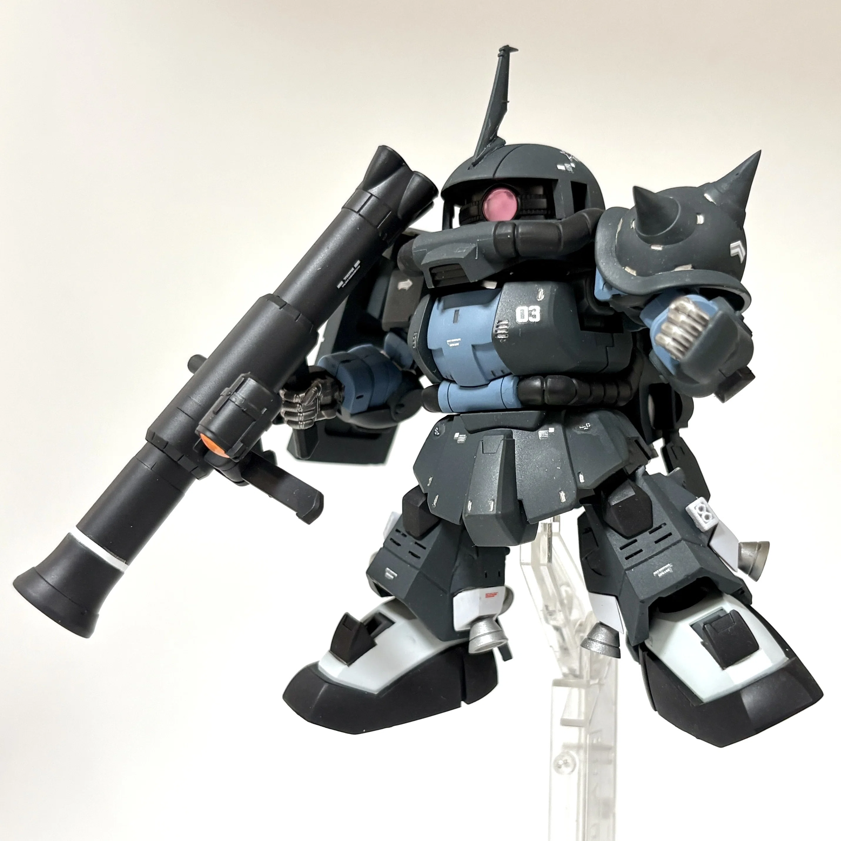 SD高機動型ザクⅡを作る その3 塗装～完成編｜のんびりマン