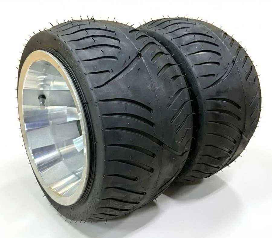 ジャイロを極太ワイド化！中反りアルミホイール×扁平タイヤ＆40mm