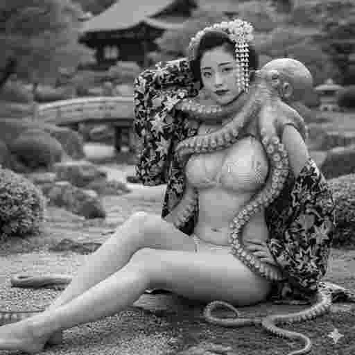 舞妓<下着>画像/写真販売 AI画像 有料<40枚:350円>商用利用可(サンプル)014