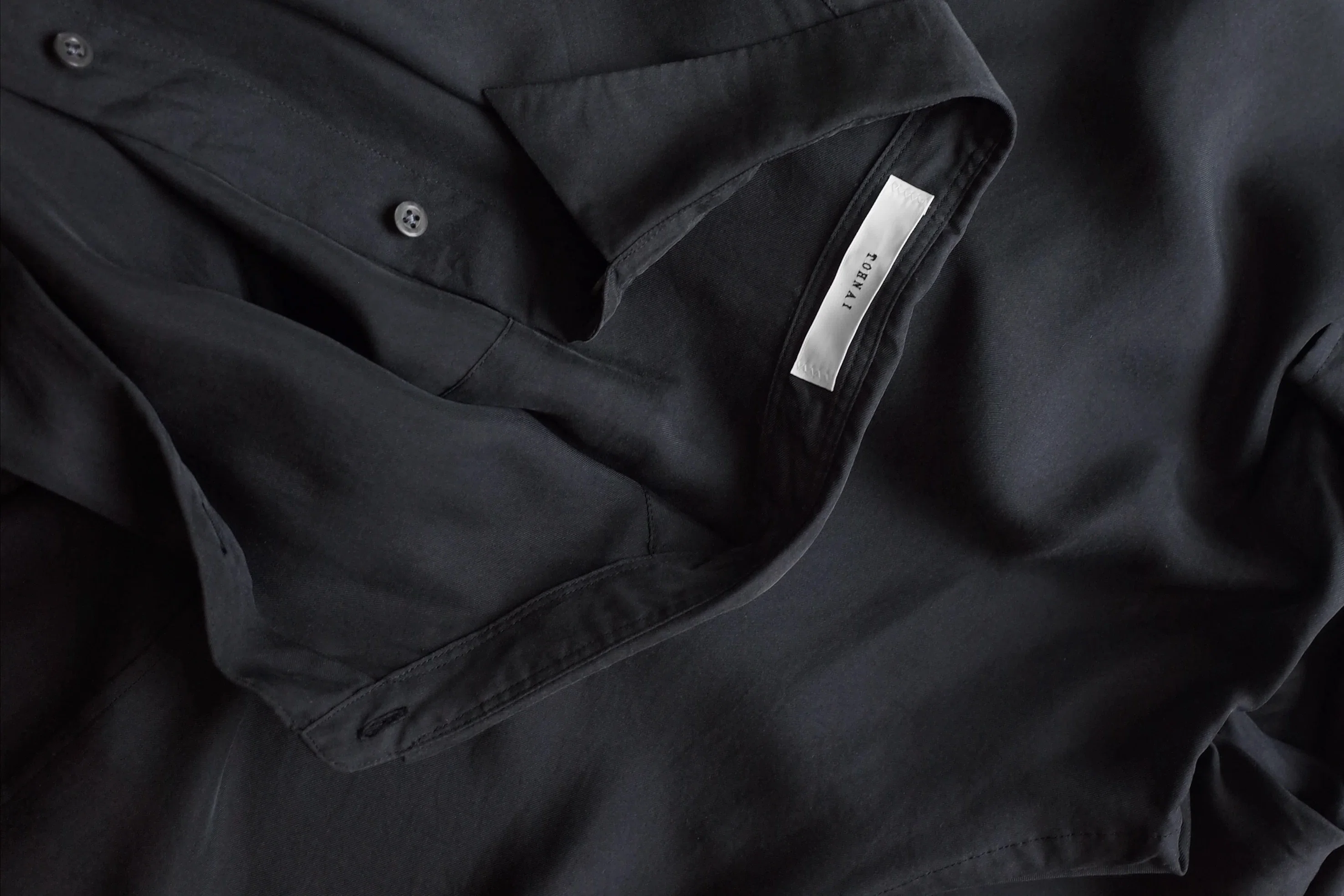TOHNAI | Brushed Silk Twill Shirts｜keylimeTokyo