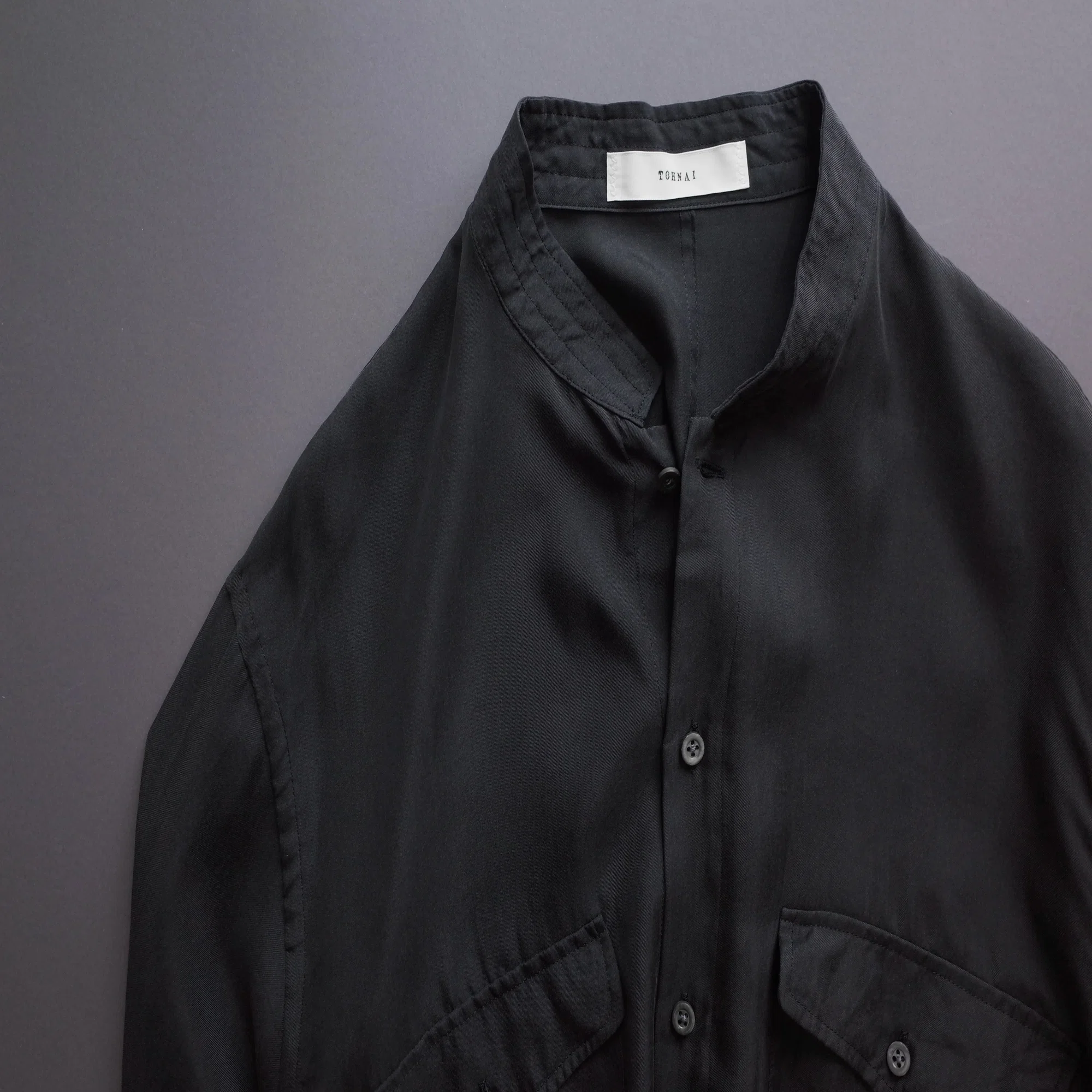 TOHNAI | Brushed Silk Twill Shirts｜keylimeTokyo