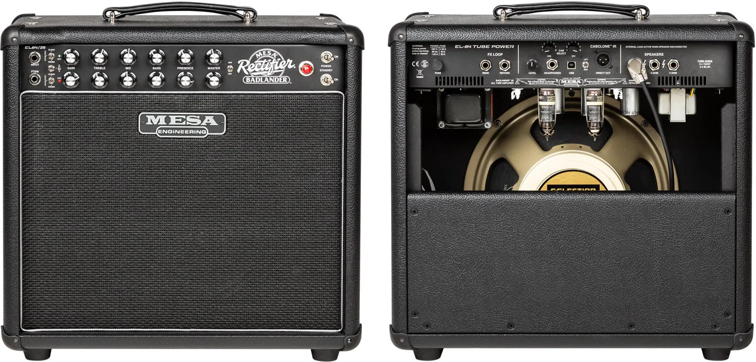 The Mesa/Boogie Badlander 25 Combo: A compact combo inheriting the
