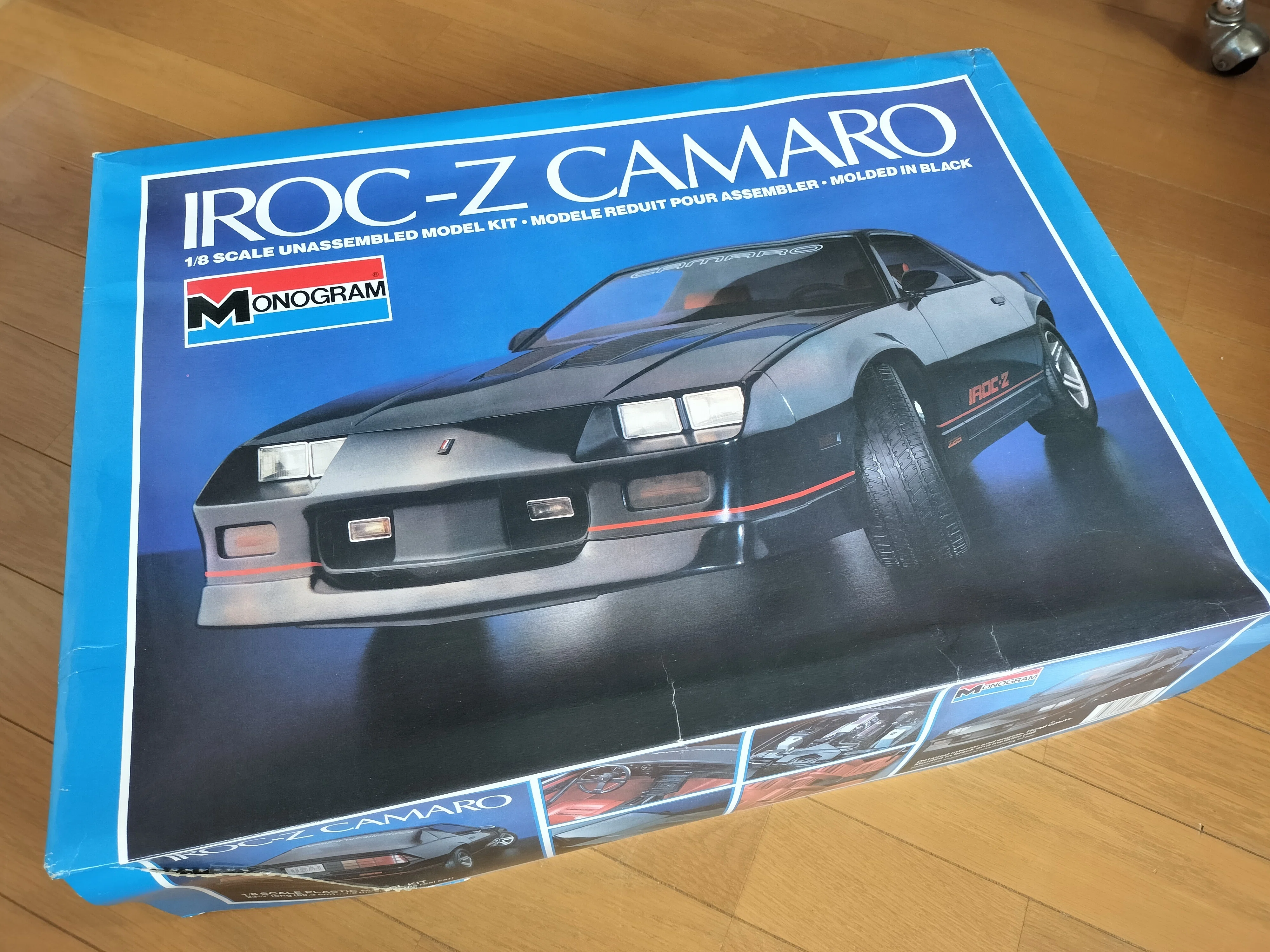 １/８　モノグラム　MONOGRAM　カマロ　IROC-Z　黒 MONOGRAM】1/8 IROC-Z CAMARO｜積みプラ大好きオヤジ
