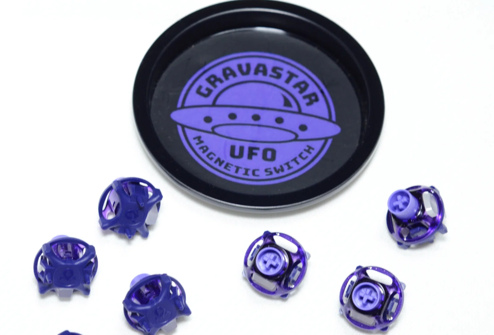 GravaStar UFO Magnetic Switch 打鍵音が魅力的＆軸ブレのない操作感