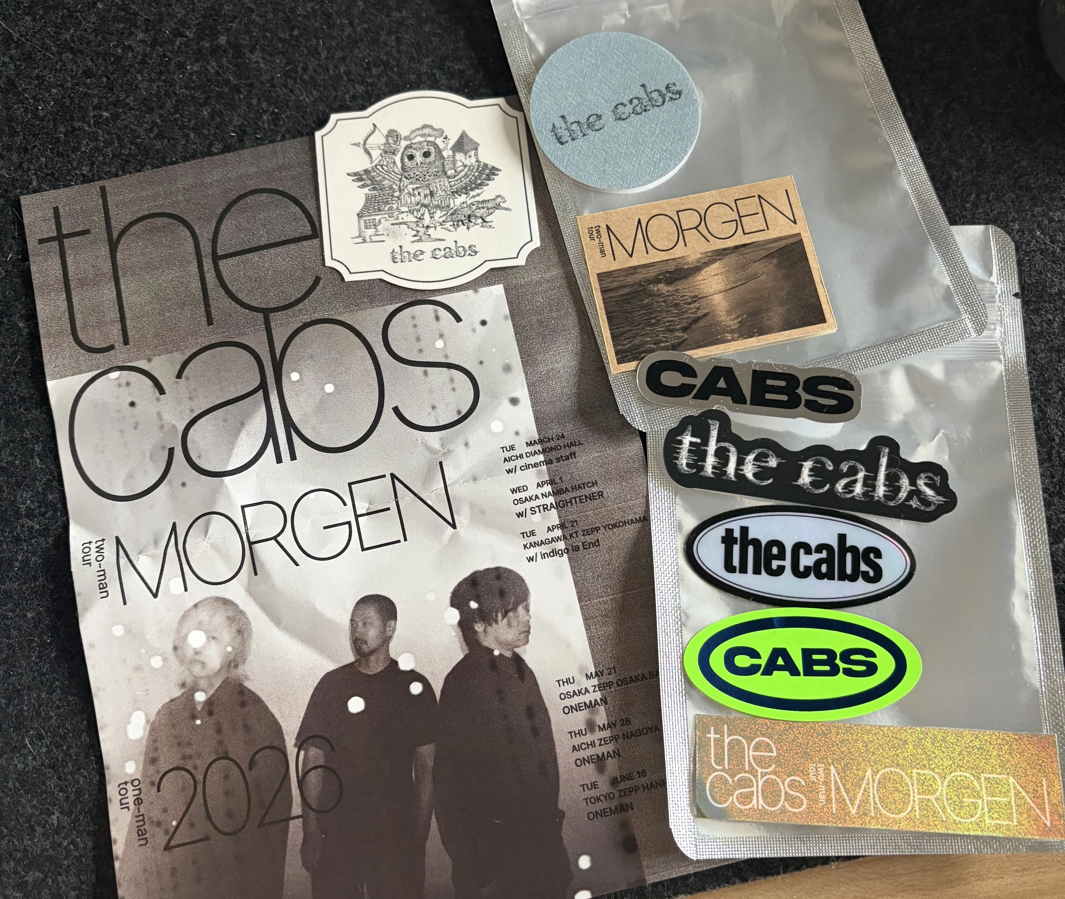 3/24_the cabs two-man tour MORGAN w/ cinema staff へいざ｜昏睡