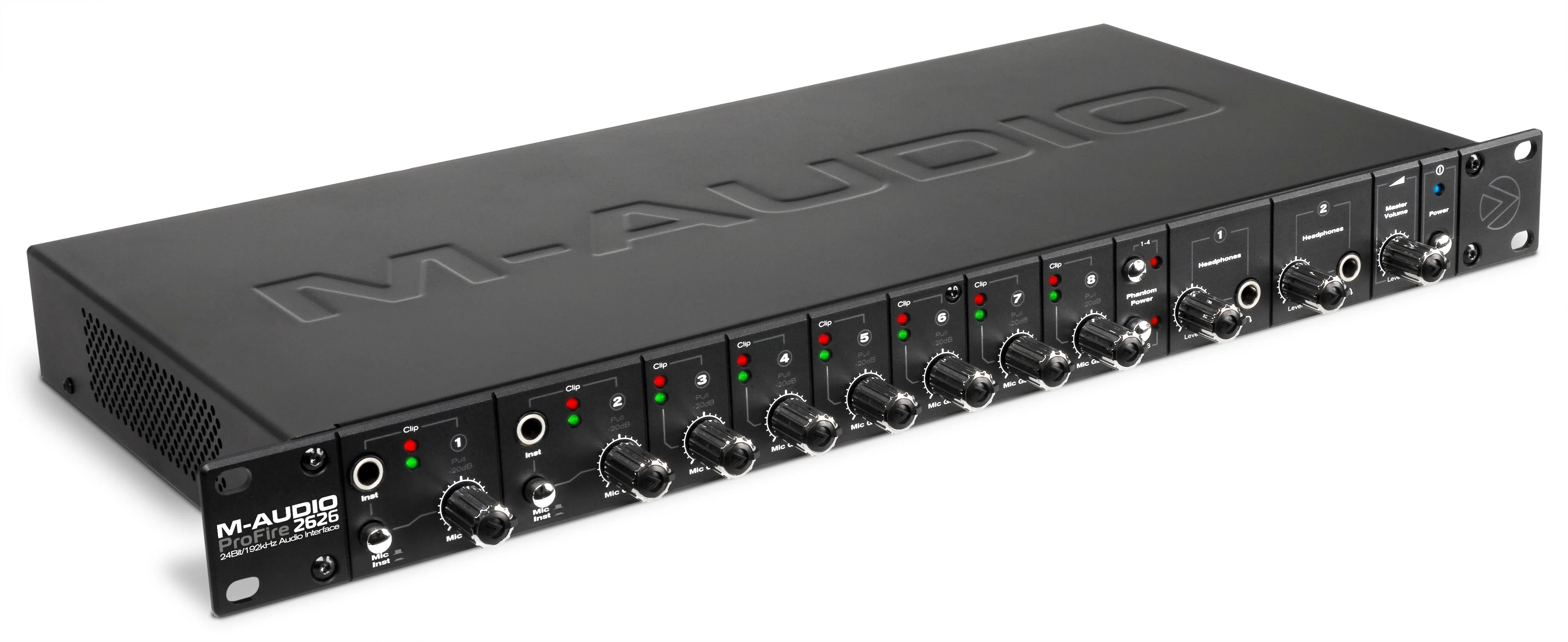 M-AUDIO ProFire 2626 オーディオインターフェイス FireWire時代の多ch録音機｜ProFire 2626（FireWire）の実力｜たぬきざい