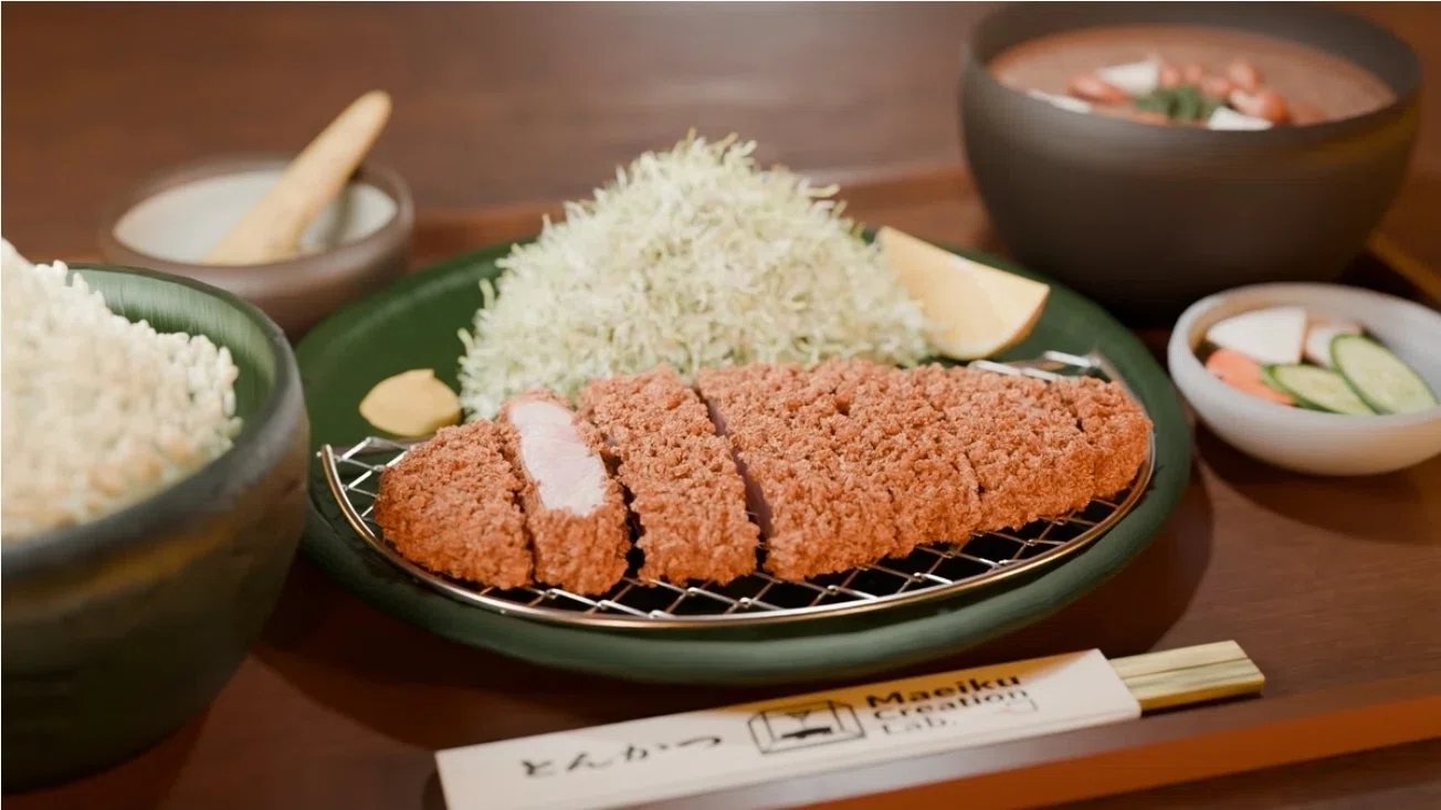 真円を崩して見える世界│Blender日記⑫(とんかつ定食⑦)｜Maeiku