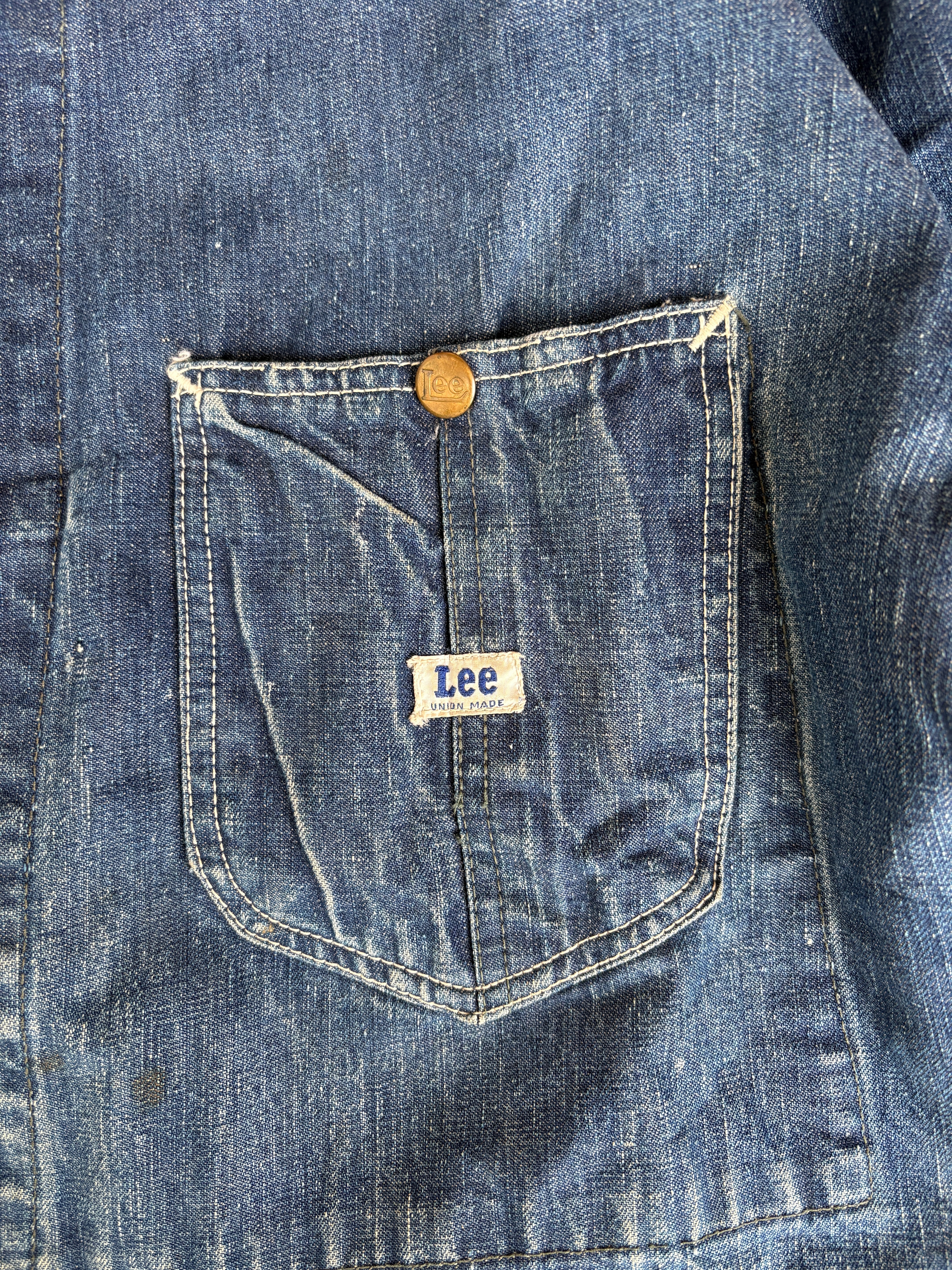 デニムカバーオール Lee 91-J ── タグやディティールから読み解く