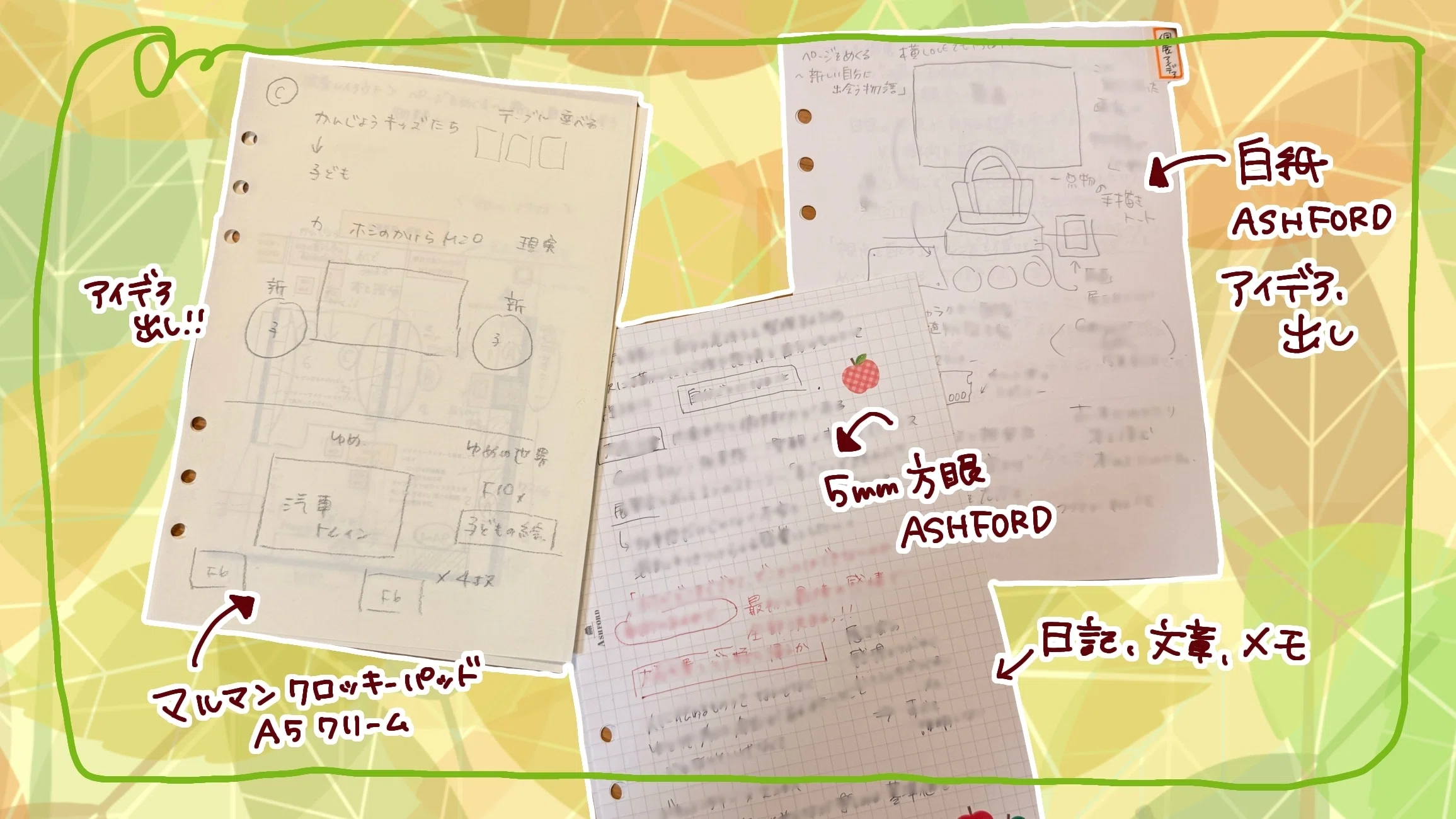 しっくり手帳を育む、記録-NO.3-｜POWER SEED 北澤 里奈｜生きざまを色