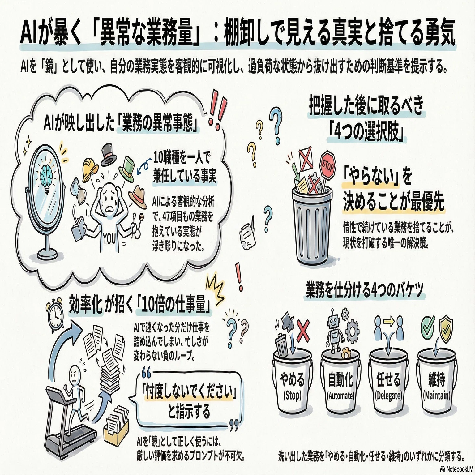 AIに「異常です」と言われた日──自分の仕事をすべて洗い出して、客観
