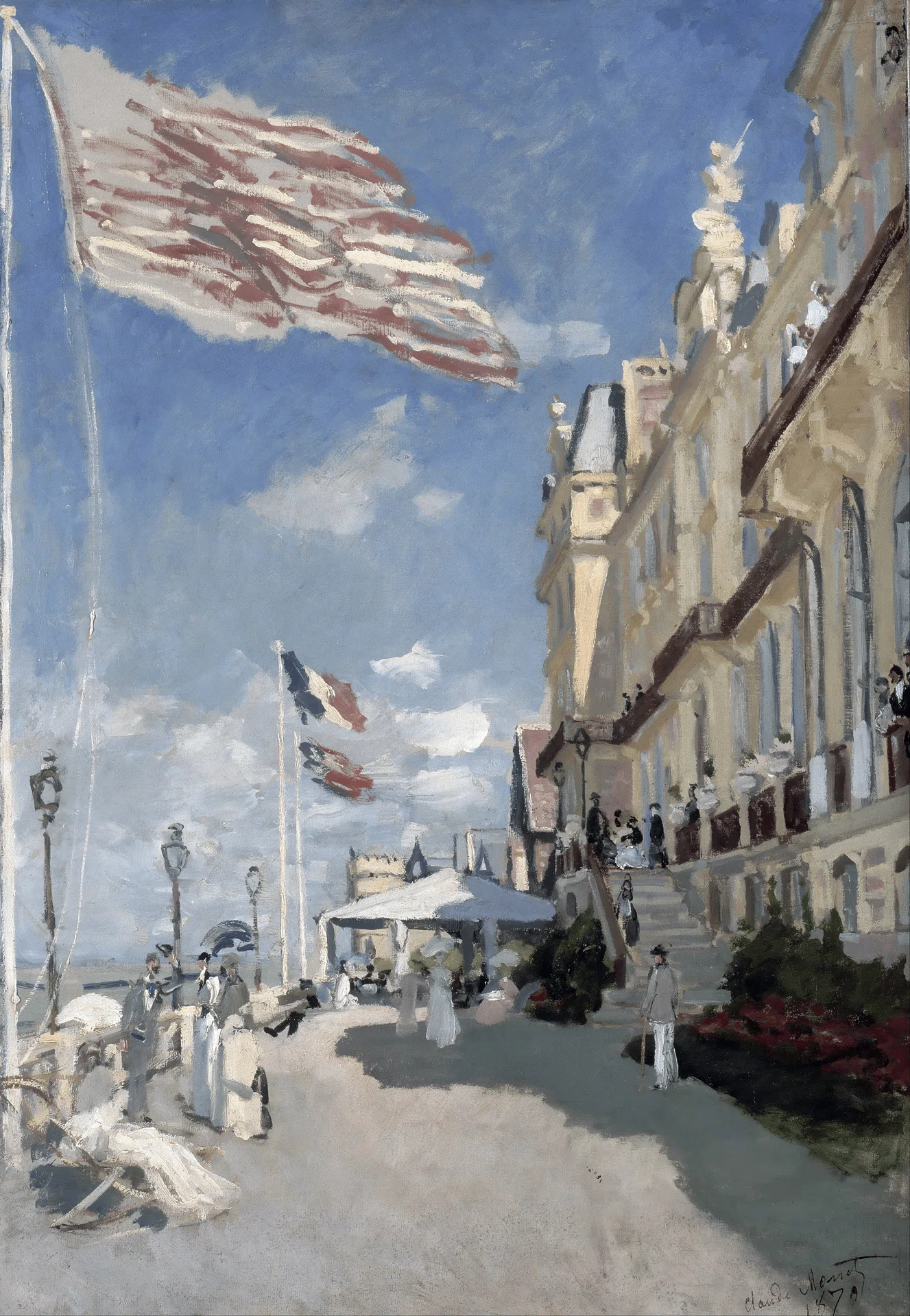 クロード・モネ、The Hotel des Roches Noires at Exhibits from the 'Monet: A Question of Landscape' Exhibition Part