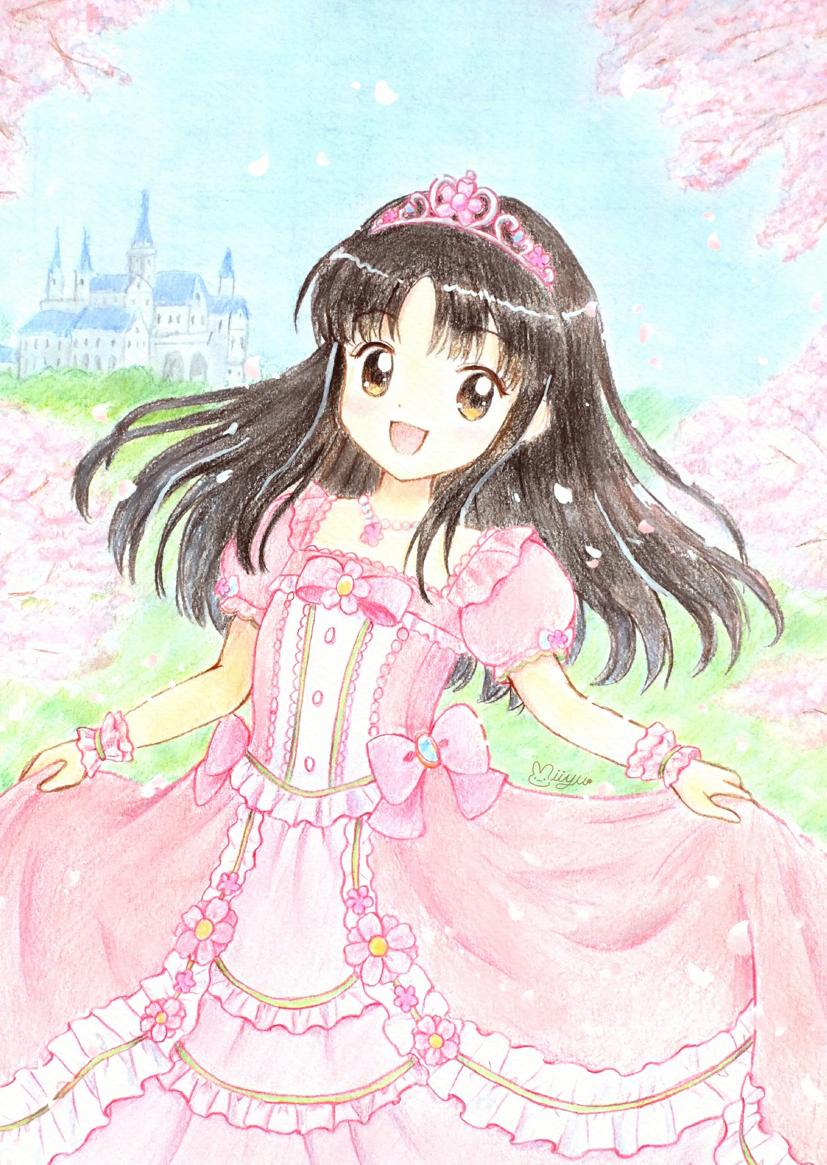さくらプリンセス【イラスト】｜みいゆ