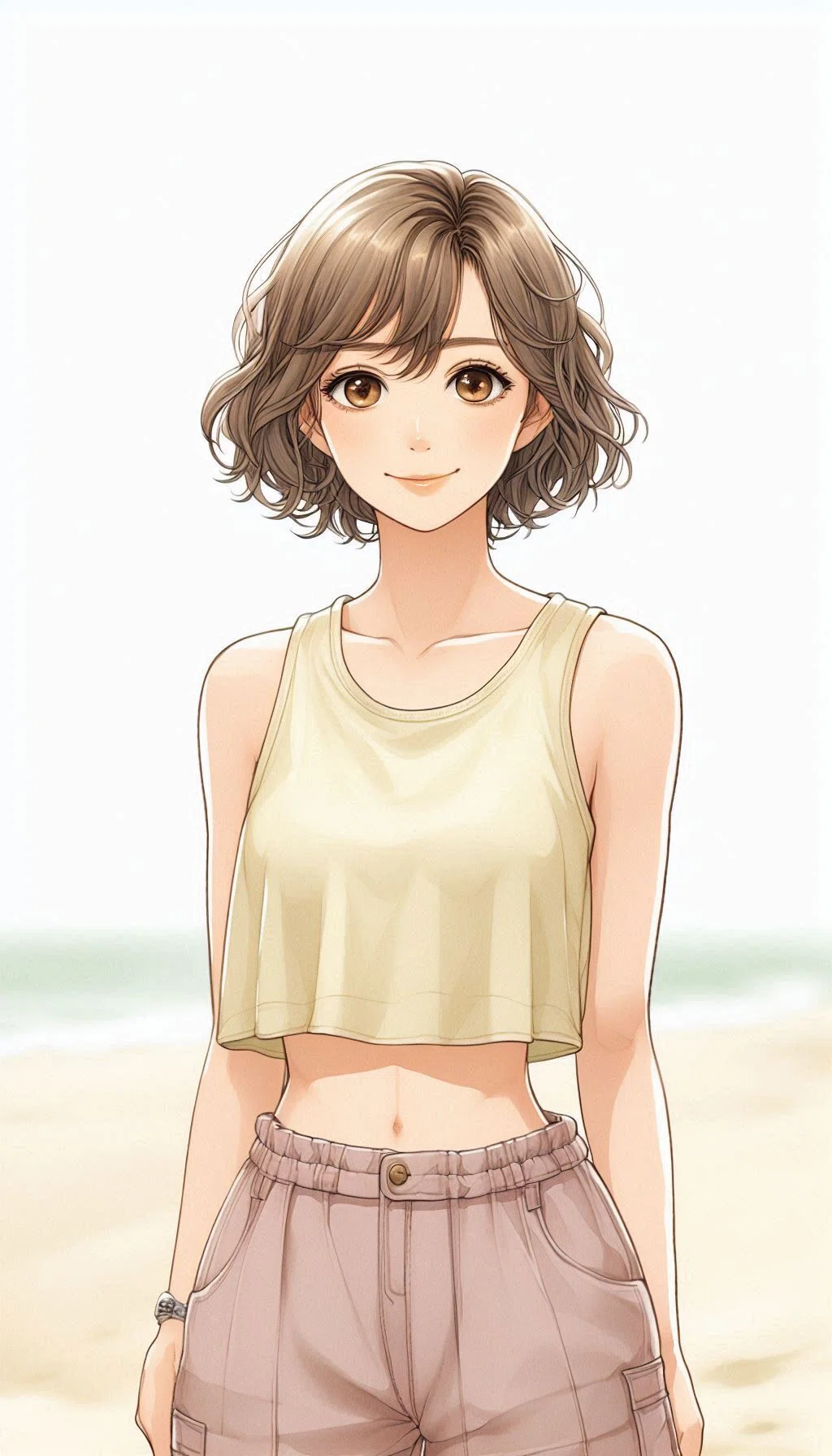AI画像（イラスト）44才女子、64才女子｜茜町春彦