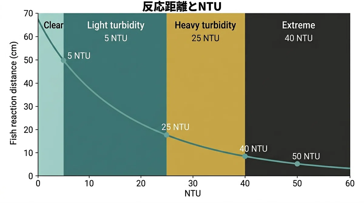 色を替えても釣れない本当の理由——濁りで最初に消されるのは「色」ではない|nipon_hitode