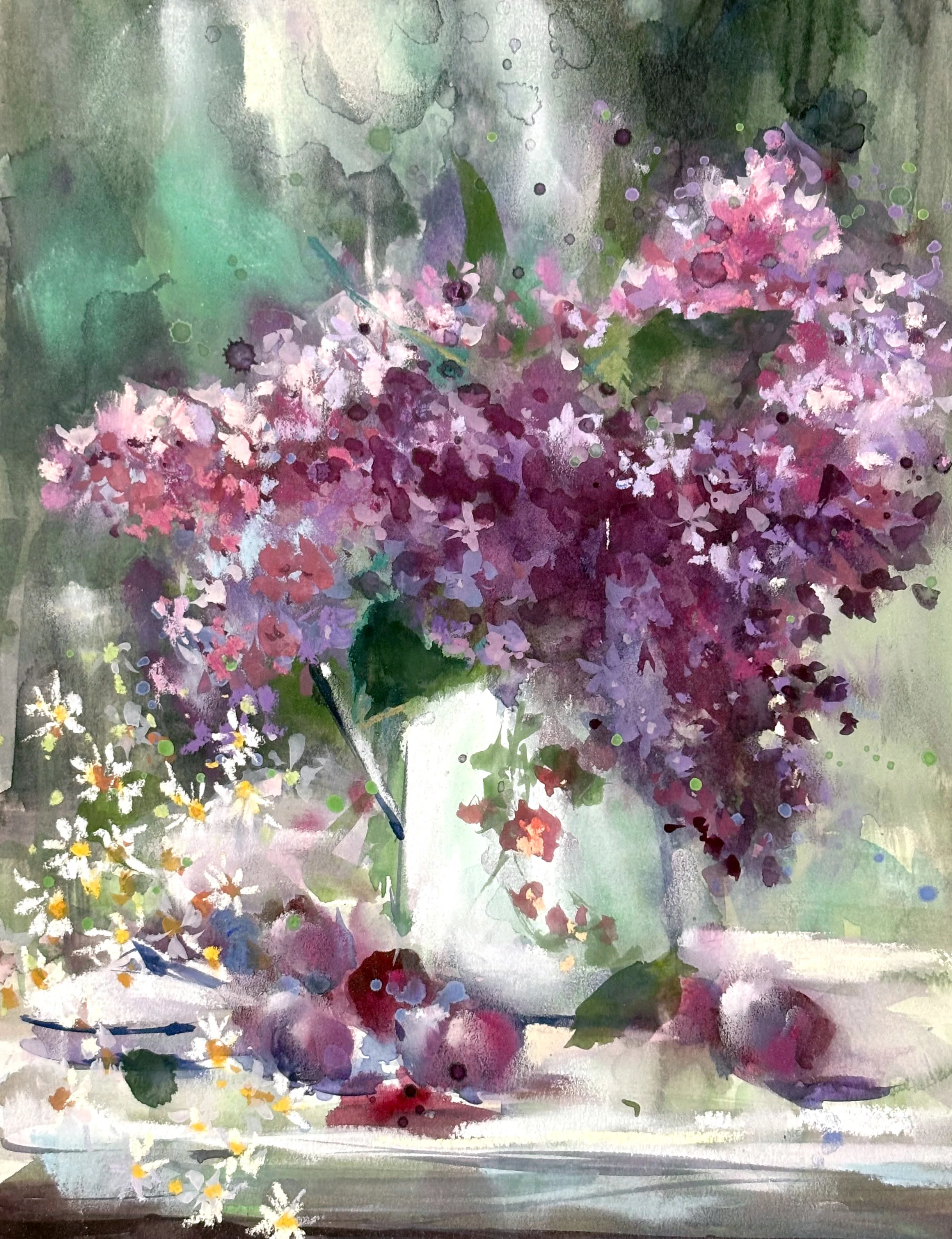LILAC SERENADE Dawne Barnes 絵画 When the Lilacs Bloom 🔶Part 1🔶｜vasenoir 村田 旭