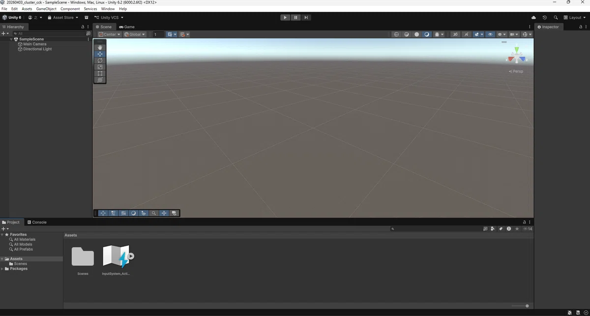 Cluster Map Unity UNITYにCluster Creator Kit環境を構築する|之
