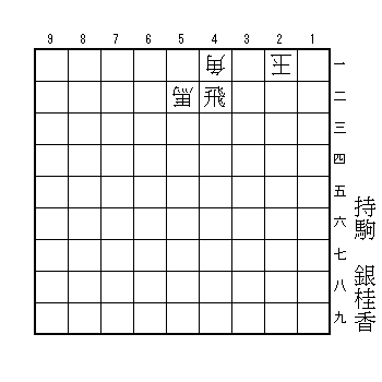 若島正氏作（取らせ短打1、詰将棋自習室）｜松本博文