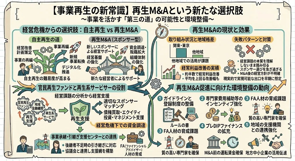 事業再生の新常識】再生M&Aという新たな選択肢〜事業を活かす「第三の