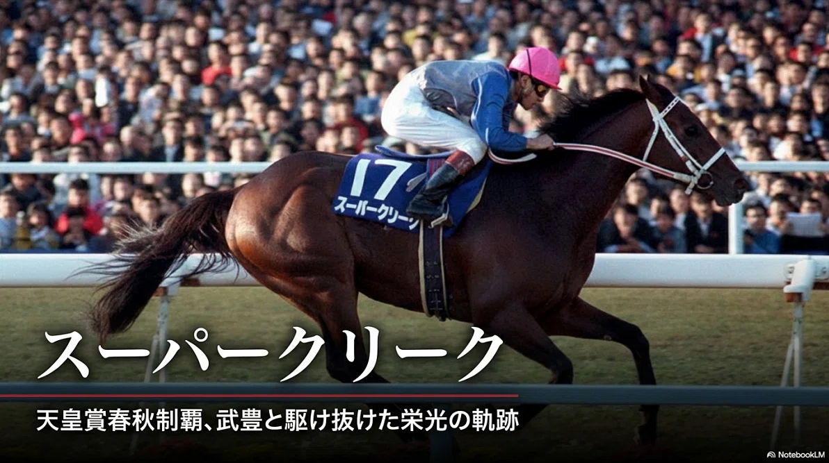 スーパークリーク 額縁＋天皇賞秋チケット2枚 スーパークリーク — 天皇賞春秋制覇、武豊と駆け抜けた栄光の軌跡