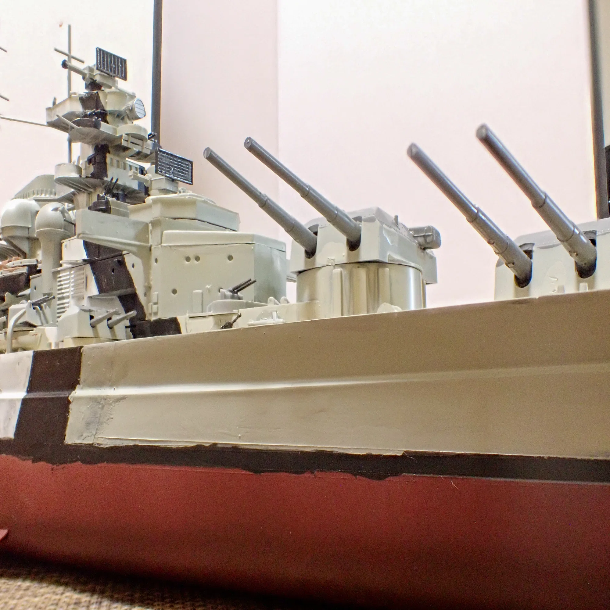 タミヤ 1／350 戦艦ビスマルク その3 組立完成｜セるしうす