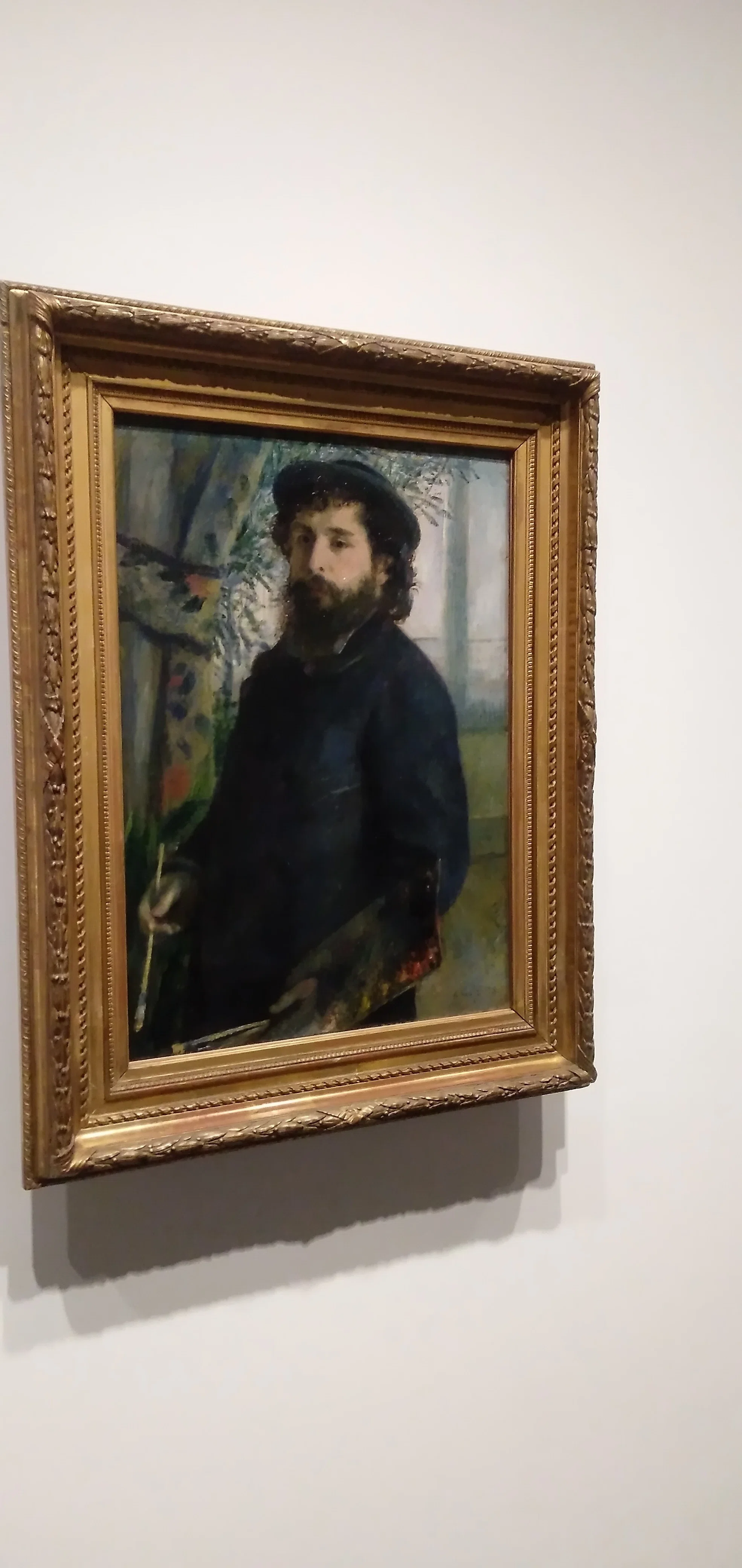 今回一番のお気に入り：ルノワールが男前のモネを描いた作品。モネ展