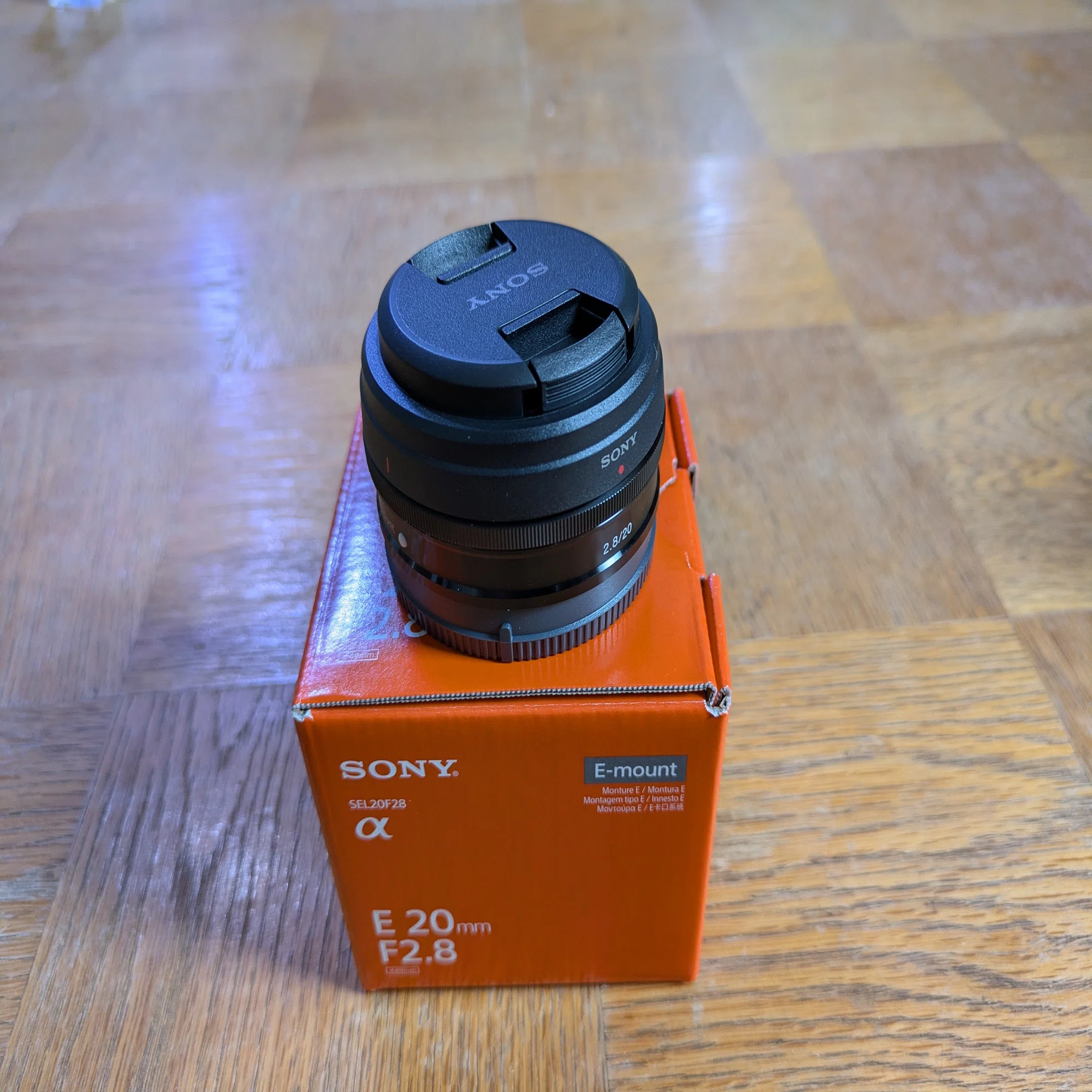 SONY 単焦点レンズ E 20mm F2.8 ソニー Eマウント用 APS-C専用 SEL20F28