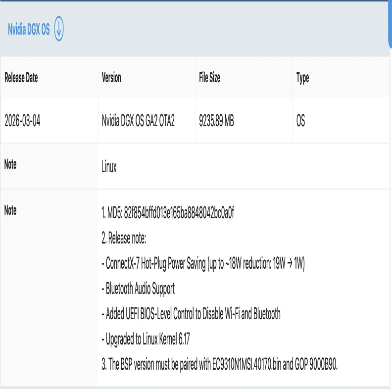 MSI EdgeXpert を工場出荷状態に戻す｜npaka