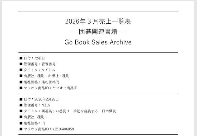 売れた囲碁の本（2025年7月～）｜クルクルラビット
