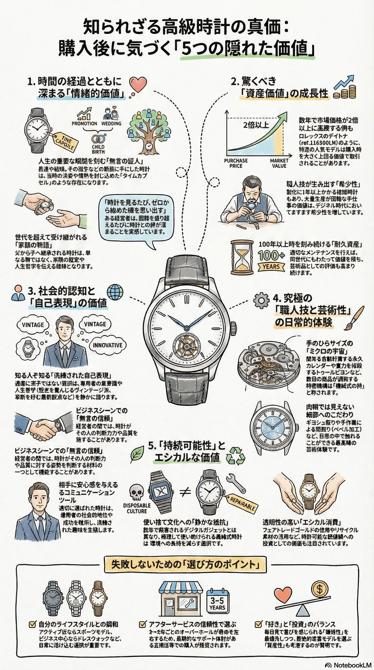 知られざる高級時計の真価 — 購入後に見えてくる5つの価値｜Luxurylane 