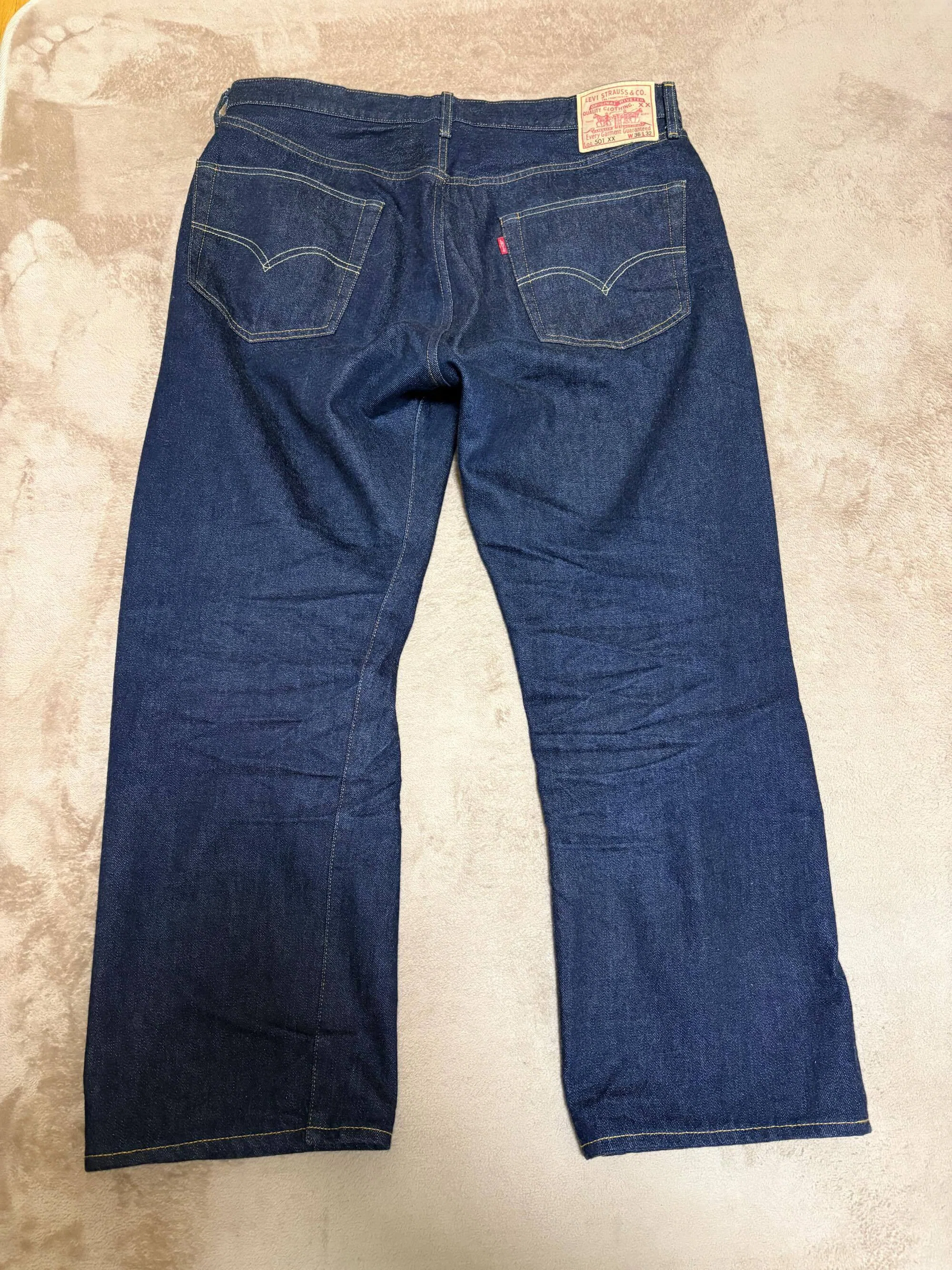 リーバイス LEVI'S LVC501XX 1955 日本製 リンス(ワンウォッシュ)成長