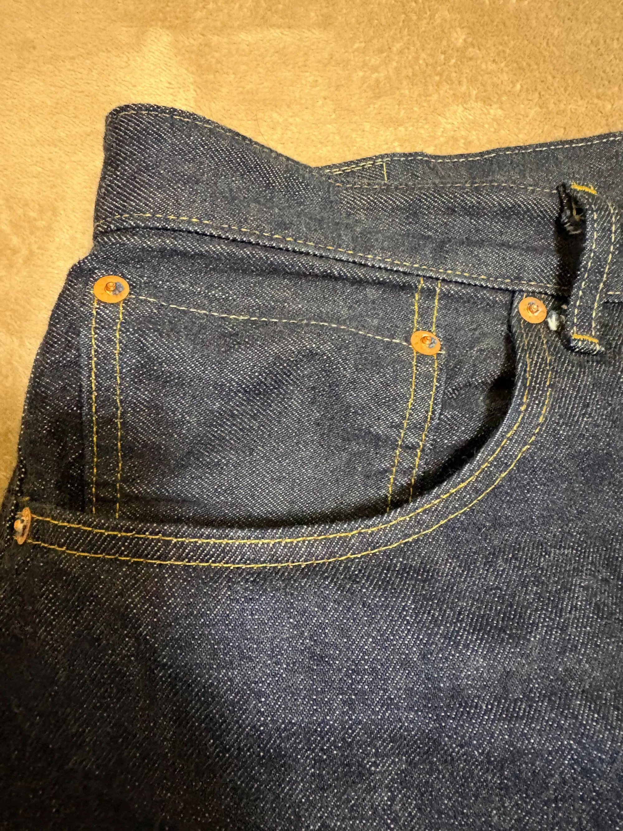 リーバイス LEVI'S LVC501XX 1955 日本製 リンス(ワンウォッシュ)成長