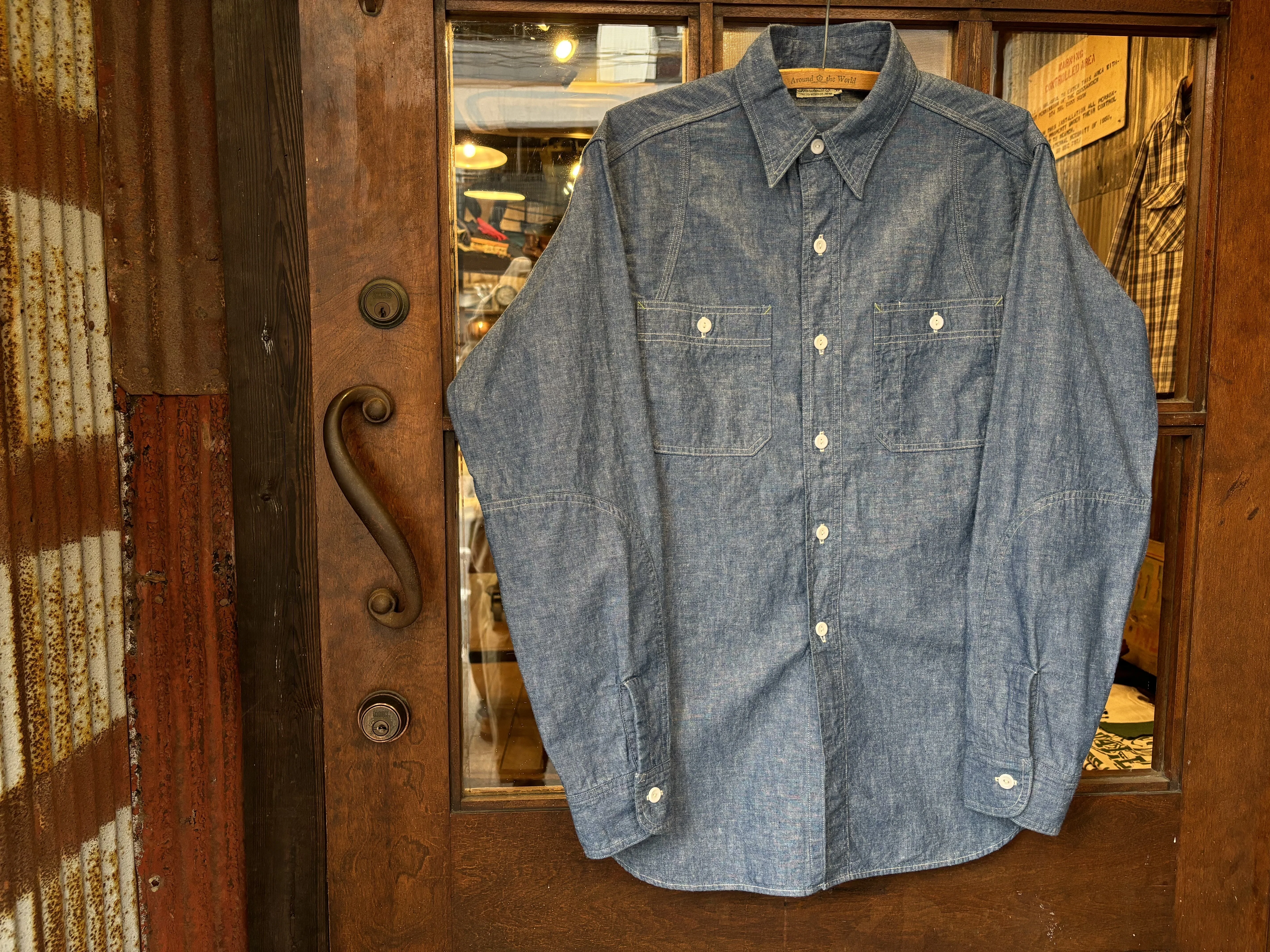 トッピング〈全のせ〉シャンブレーシャツ｜warehousestaff