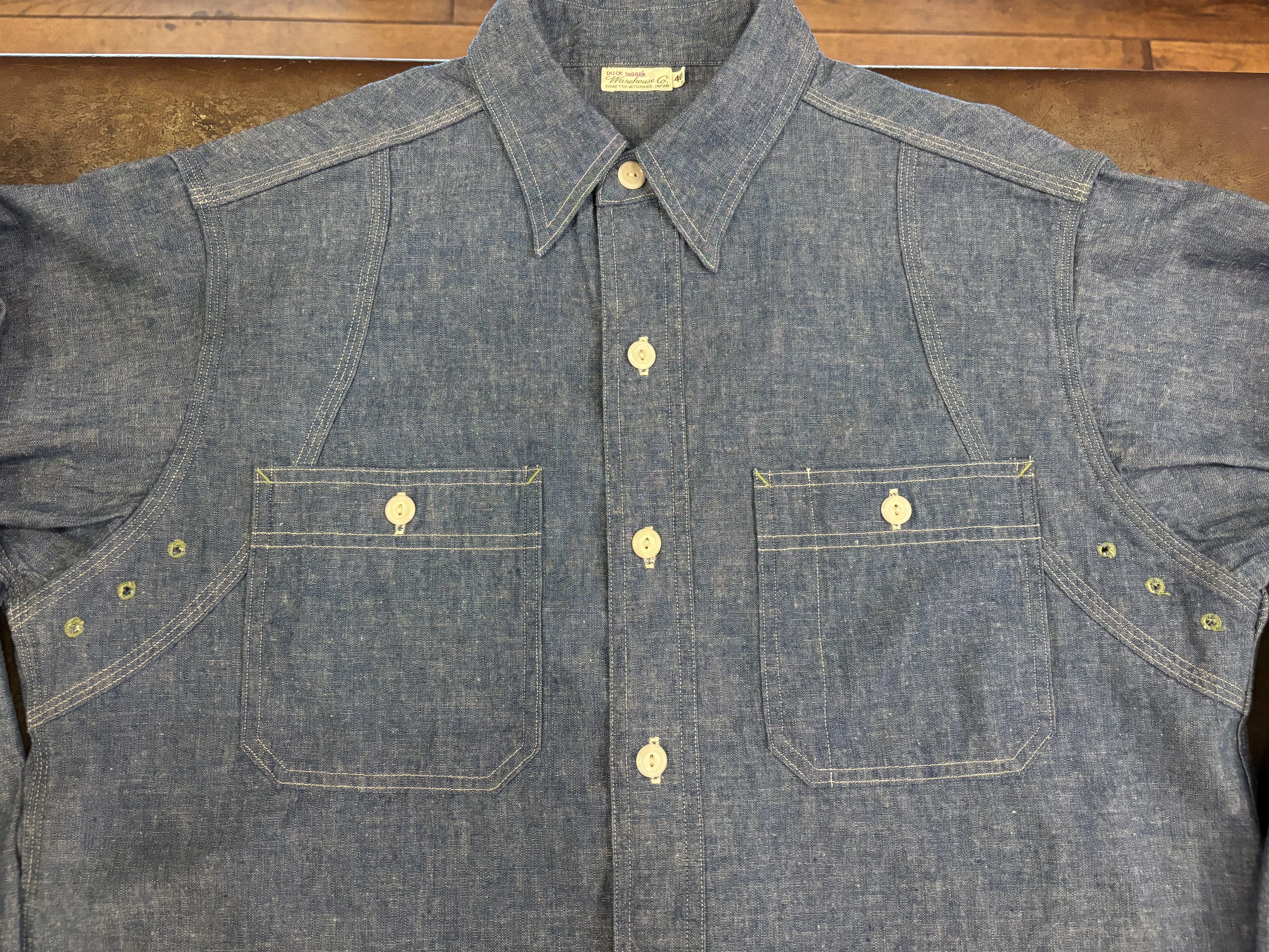 トッピング〈全のせ〉シャンブレーシャツ｜warehousestaff