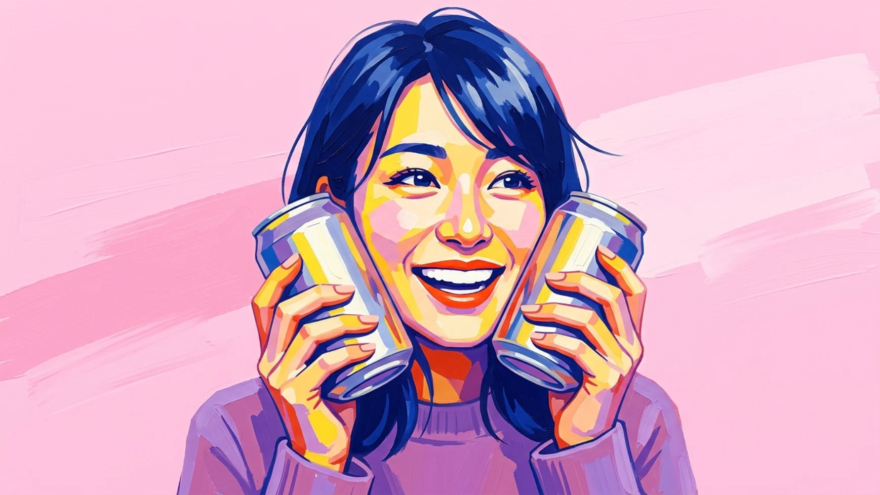 アクリルガッシュ風