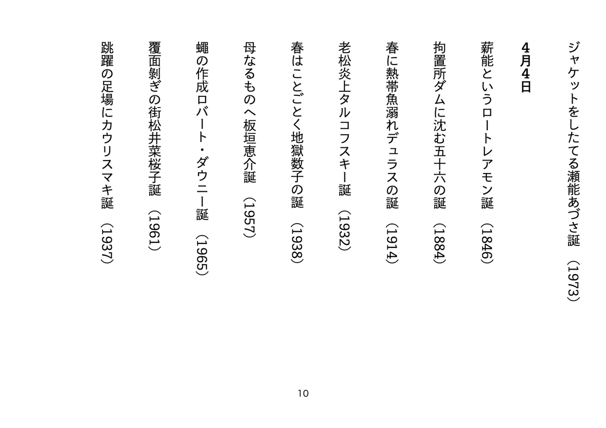 Cherry Orchard (Luta Libre) 108 Senryu Poems｜川合大祐