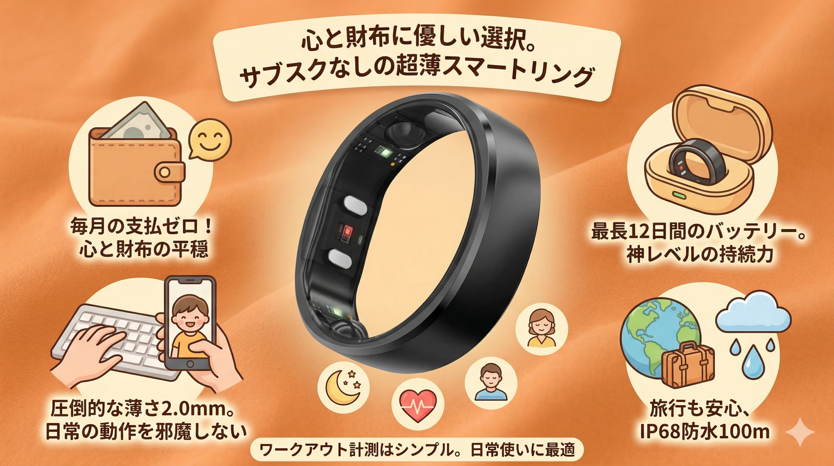 2026年版】スマートリング完全比較！ヘルスケア特化＆コスパの最強