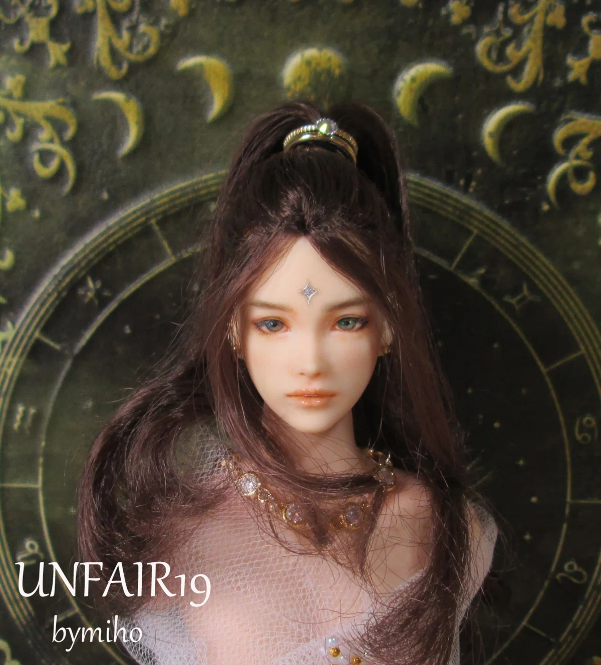 1/6カスタムドールヘッド☆UNFAIR19☆ bymiho☆アンニュイエイト
